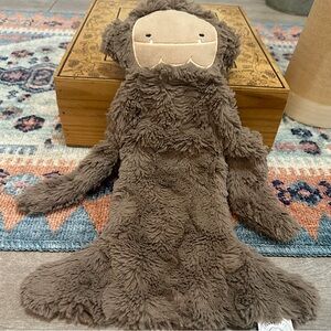 Slumberkins YETI Light Brown 13" plush toy lovey blankie snuggler